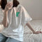 Img 7 - Summer Women Korean Loose Short Sleeve Student Harajuku T-Shirt Tops
