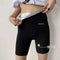 Img 1 - Sporty Yoga Pants Women Fitted Aid In Sweating Mid-Length Slimming Figure Flattering Jogging Fitness Short Leggings