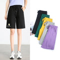 Img 3 - Bermuda Shorts Women Summer High Waist Loose Thin Trendy Casual Straight Black Pants Bermuda Shorts