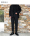 IMG 103 of Suit Pants Men Straight Casual Drape Ankle-Length Hong Kong Trendy Slim Look Student Fit Pants
