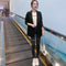 Img 5 - chicBlack Suits Women Korean Casual Slim Look Suit Mid-Length Uniform