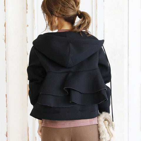 Img 3 - Quality Japan/Korea Thick Zipper Short Jacket Sweatshirt Women