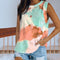 IMG 123 of Popular Women Europe Round-Neck Dye Solid Colored Tank Top T-Shirt Tops T-Shirt