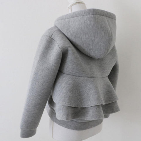 IMG 110 of Quality Japan/Korea Thick Zipper Short Jacket Sweatshirt Women Outerwear