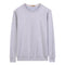Round-Neck Sweatshirt Solid Colored Cotton Long Sleeved Outerwear