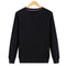 Img 1 - Round-Neck Sweatshirt Solid Colored Cotton Long Sleeved