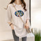 Img 5 - Solid Colored Summer White Women Short Sleeve Loose Korean Round-Neck Tops Plus Size T-Shirt