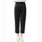 Img 7 - Casual Cropped Pants Women Gold Accessories Suits Mom Solid Colored Summer