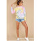 IMG 112 of Europe Women Sweatshirt Dye Hooded Sporty Loose Tops Outerwear