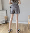 IMG 132 of Cotton Blend Cozy Home Shorts Women Loose Summer High Waist Casual Wide Leg Shorts