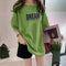 Img 7 - Summer Korean Short Sleeve T-Shirt Women Trendy Tops Student Casual Plus Size