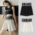 Img 1 - Shorts Women Summer Thin Loose Wide Leg Casual Slim Look All-Matching Track A-Line insHong Kong Style