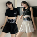 Img 2 - Shorts Women Summer Thin Loose Wide Leg Casual Slim Look All-Matching Track A-Line insHong Kong Style