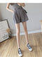 IMG 129 of Cotton Blend Cozy Home Shorts Women Loose Summer High Waist Casual Wide Leg Shorts