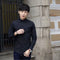 Img 9 - Summer Black Shirt Men Youth Korean Slim Look Solid Colored Business Trendy Men Shirt