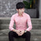 Img 8 - Summer Black Shirt Men Youth Korean Slim Look Solid Colored Business Trendy Men Shirt