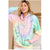 Img 1 - Europe Women Sweatshirt Dye Hooded Sporty Loose Tops