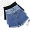 Img 1 - Popular Denim Shorts Women Summer Korean High Waist A-Line Loose All-Matching Wide Leg Hot Pants