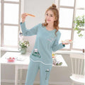 Img 3 - Pajamas Women Thin Long Sleeved Adorable Korean Sweet Look Princess Loungewear Casual Sets