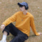 Img 2 - Hong Kong MenLong Sleeved T-Shirt Multicolor Loose Round-Neck Sweatshirt