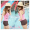 Img 2 - Korea Women Two Piece Shorts Sporty Spa Slim Look Student Adorable Plus Size