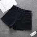 Img 7 - Popular Denim Shorts Women Summer Korean High Waist A-Line Loose All-Matching Wide Leg Hot Pants