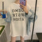 Img 7 - Korean T-Shirt Women Short Sleeve INS Mid-Length Summer Western Loose Minimalist Fresh Looking Popular BF T-Shirt