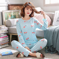 Img 2 - Pajamas Women Thin Long Sleeved Adorable Korean Sweet Look Princess Loungewear Casual Sets