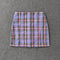 Img 6 - Korean Vintage Splitted Chequered Trendy Street Style Slimming Hip Flattering mini Women Pencil skirt