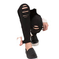 Img 3 - Ripped Pants Women Outdoor Fitted Ankle-Length Slim Fit Pencil Leggings