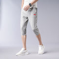 Img 2 - Popular Cropped Pants Men Korean Slim Look Casual Jogging Trendy Shorts