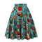 Img 4 - Trendy Summer Women Vintage Printed High Waist Skirt Flare Hot Selling Europe Skirt