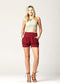 Img 3 - Europe Popular Solid Colored High Waist Fold Pocket Trendy Casual Women Upsize Shorts