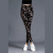 Img 9 - Trendy Camo Prints Outdoor Brushed Cotton Printed Women Plus Size Stretchable Slim-Look Slim-Fit Pants Ankle-Length Leggings