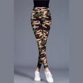 Img 16 - Trendy Camo Prints Outdoor Brushed Cotton Printed Women Plus Size Stretchable Slim-Look Slim-Fit Pants Ankle-Length Leggings