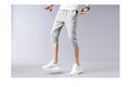 IMG 113 of Popular Cropped Pants Men Korean Slim Look Casual Jogging Trendy Shorts Pants