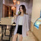 Chiffon Blazer Women Summer Korean Loose Sunscreen Mid-Length Cardigan Thin Outerwear