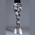Img 6 - Trendy Camo Prints Outdoor Brushed Cotton Printed Women Plus Size Stretchable Slim-Look Slim-Fit Pants Ankle-Length Leggings