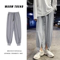 Ankle-Length Pants Men Trendy Korean Summer Thin Solid Colored Sporty Jogger Loose Casual Student Inner Pants