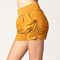 Img 4 - Europe Popular Solid Colored High Waist Fold Pocket Trendy Casual Women Upsize Shorts