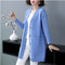 IMG 113 of Women Sweater V-Neck Mix Colours Long Sleeved Cultural Style Cardigan Western Outerwear