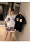 Img 8 - Pajamas Women Summer Silk Sexy Korean Thin Short Sleeve Two-Piece Sets Shorts Plus Size Loungewear