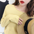 Img 8 - Women Thin Round-Neck Slimming Western Tops Sweater