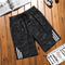 Shorts Men knee length Summer Thin Casual Beach Pants Three Bars Loose Upsize Plus Size Shorts