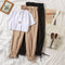 Img 1 - Pants Summer Short Sleeve T-Shirt Jogger Fresh Looking Women Student Petite Two-Piece Sets