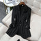 Img 7 - Women Korean Slimming Elegant Black White Suit Tops Casual Blazer