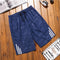 Shorts Men knee length Summer Thin Casual Beach Pants Three Bars Loose Upsize Plus Size Shorts