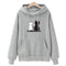 Women Thick Hooded Sweatshirt Korean Popular Lazy Student Tops Inspired Outerwear
