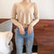IMG 120 of Sweater Women Korean Petite Solid Colored Short Cardigan V-Neck Under Long Sleeved Outerwear