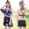 Two Piece Swimsuit Women Student Shorts Spa Beach Korea Sporty Three-Piece Swimwear